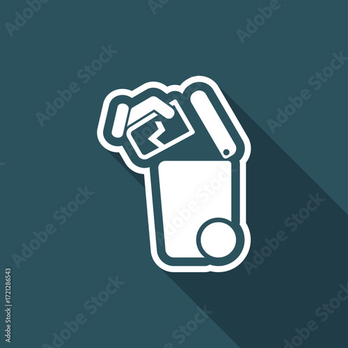 Separate waste collection icon