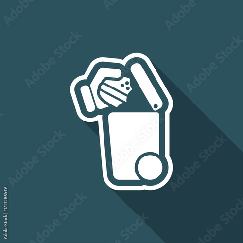 Separate waste collection icon