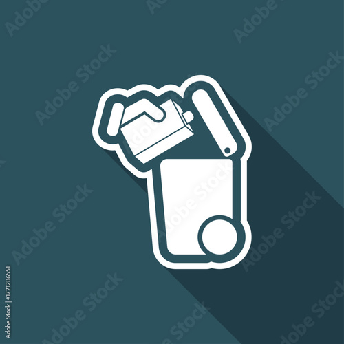 Separate waste collection icon