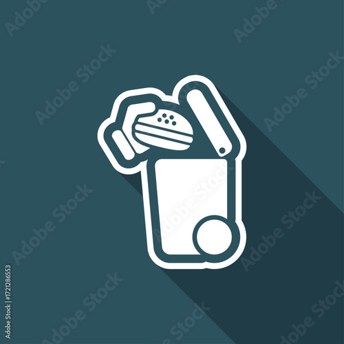 Separate waste collection icon