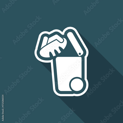 Separate waste collection icon