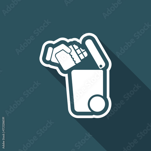 Separate waste collection icon