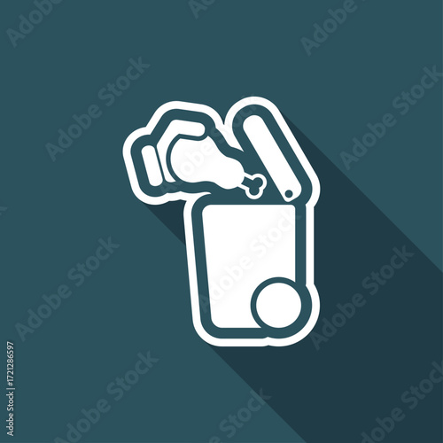 Separate waste collection icon