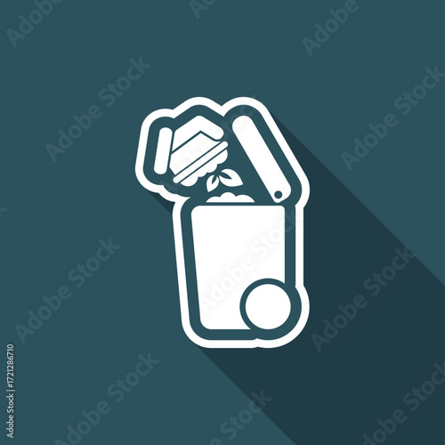 Separate waste collection icon