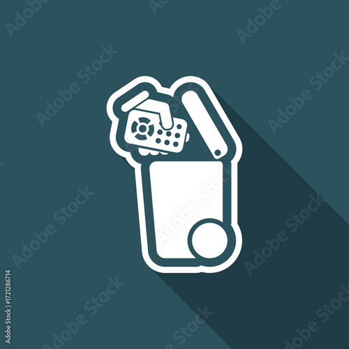 Separate waste collection icon