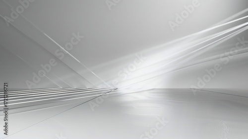 Blue Gray White Conference Background: Modern Corporate Design with Dynamic Layouts, Branding Zones, Stage Backdrops, and Interactive Elements for Professional Summits, Panel Discussions