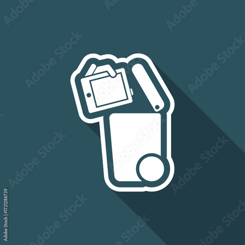 Separate waste collection icon