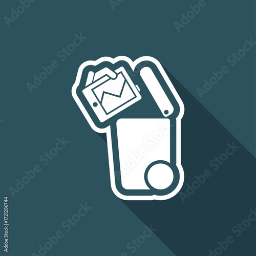 Separate waste collection icon