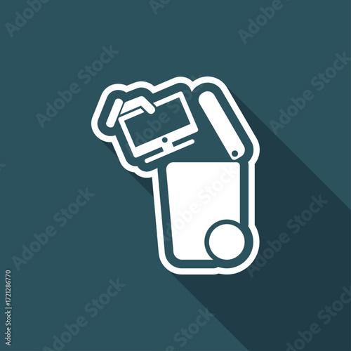 Separate waste collection icon