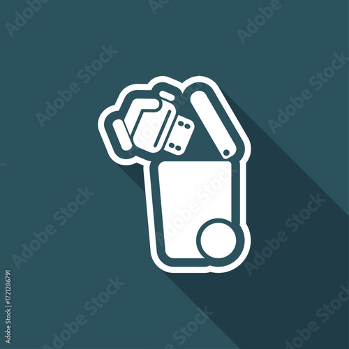Separate waste collection icon