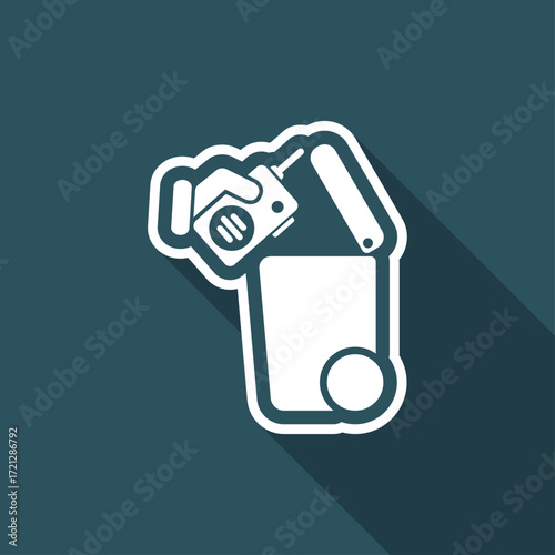 Separate waste collection icon