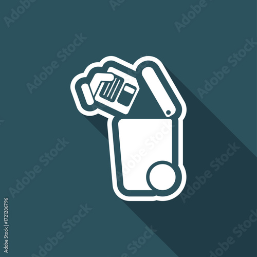 Separate waste collection icon