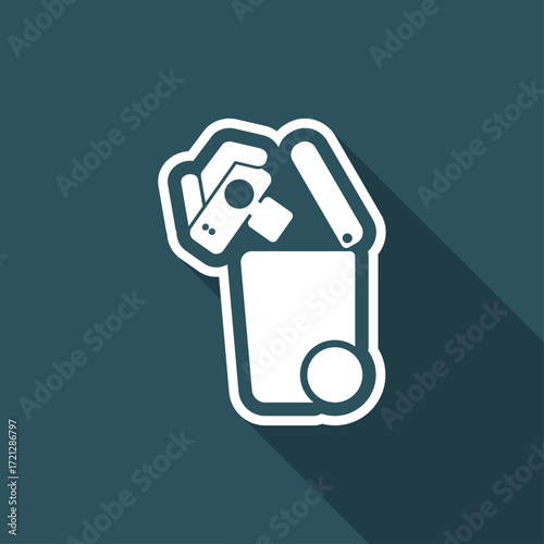 Separate waste collection icon