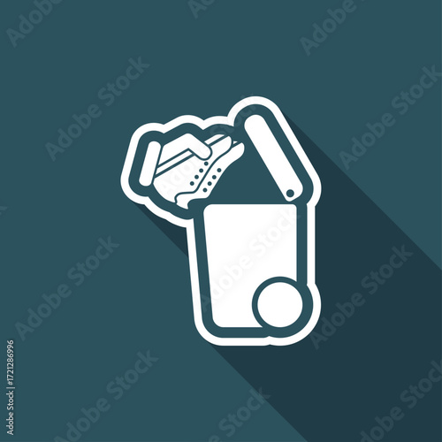 Separate waste collection icon