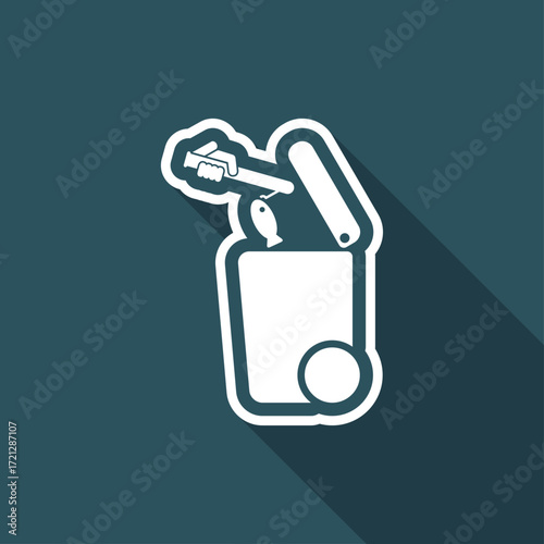 Separate waste collection icon