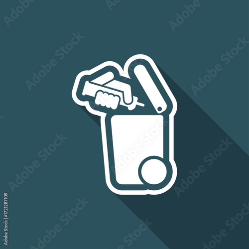 Separate waste collection icon