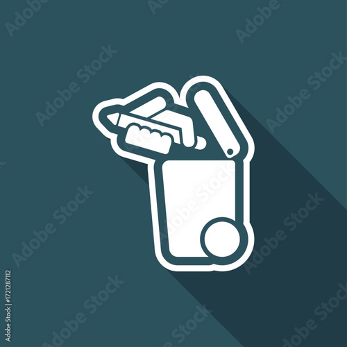 Separate waste collection icon