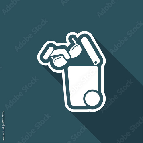Separate waste collection icon