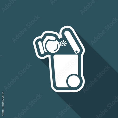 Separate waste collection icon