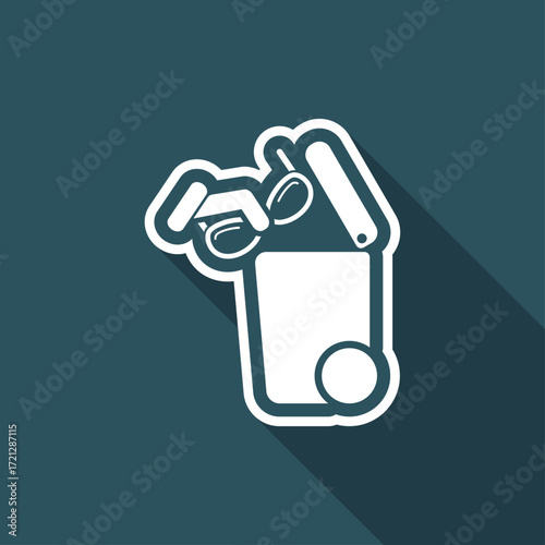 Separate waste collection icon