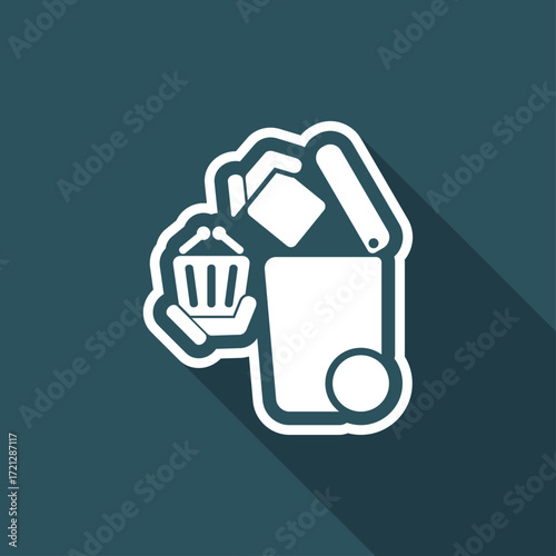 Separate waste collection icon