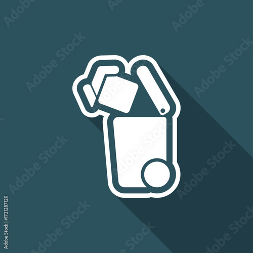 Separate waste collection icon