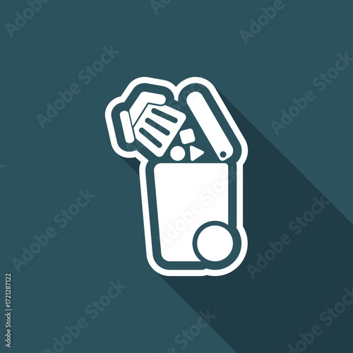 Separate waste collection icon