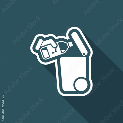 Separate waste collection icon
