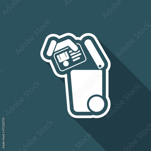 Separate waste collection icon