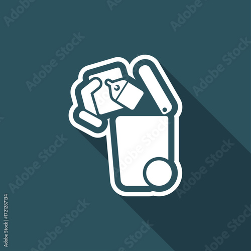 Separate waste collection icon