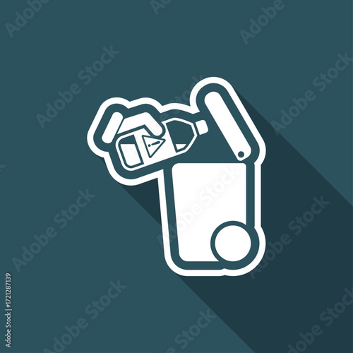 Separate waste collection icon