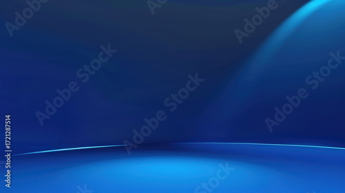 Blue Gray White Conference Background: Modern Corporate Design with Dynamic Layouts, Branding Zones, Stage Backdrops, and Interactive Elements for Professional Summits, Panel Discussions