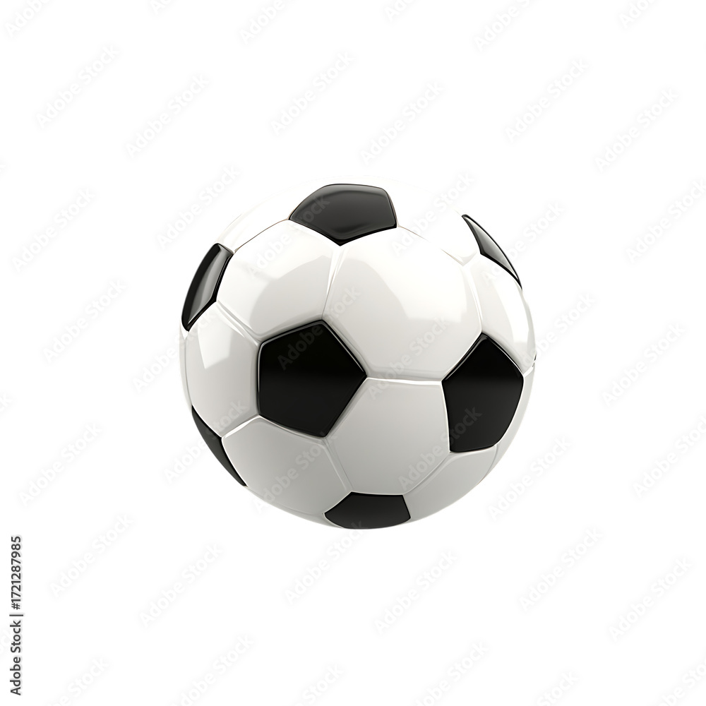 Fototapeta premium Fast soccer ball png