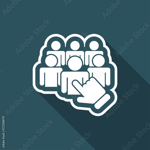 Staff selection icon