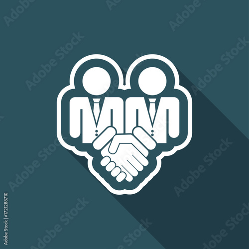 Corporate agreement icon