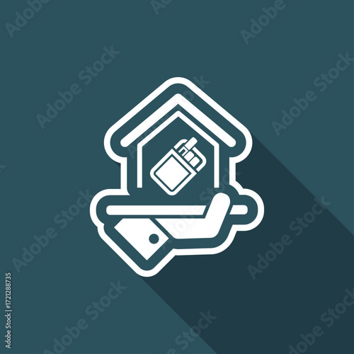 Smoking area icon