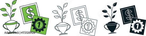 Investment growth strategy financial success and development
