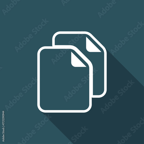 File duplicate - Minimal flat icon