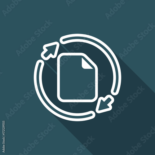 Update file - Flat minimal icon