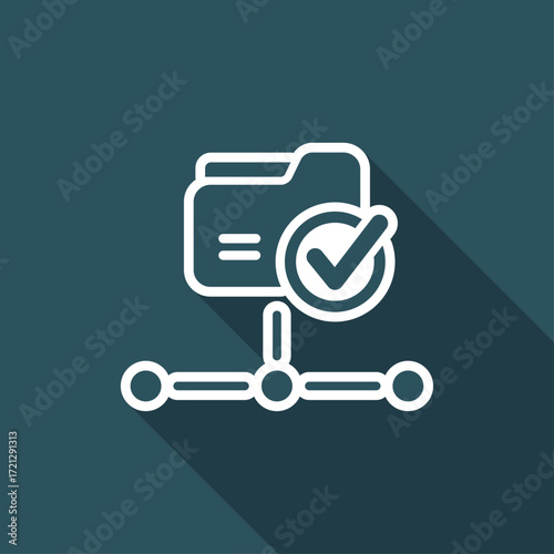 Shared folder - Flat minimal icon