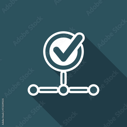 Network check - Flat minimal icon