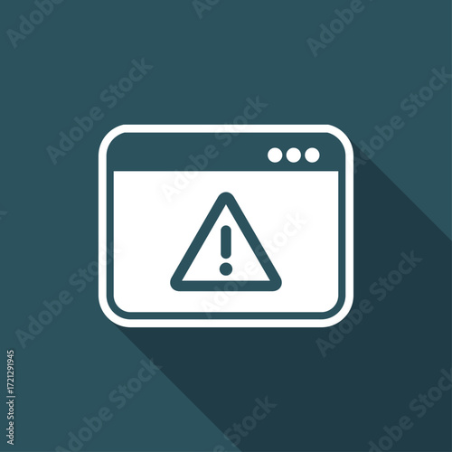 Free Download Alert page - Vector flat minimal icon - GFXLoad