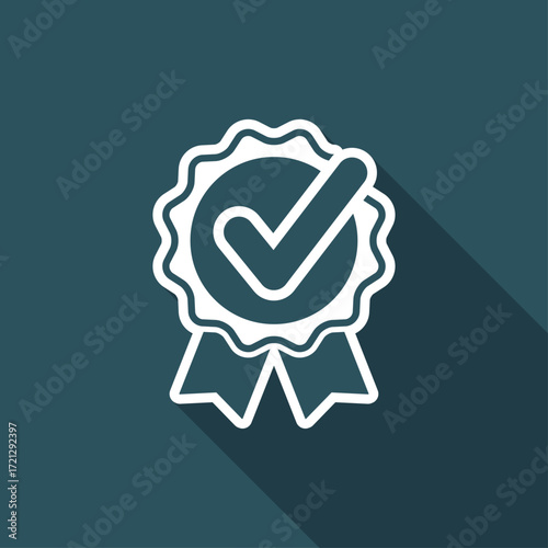 Approval check - Vector flat minimal icon