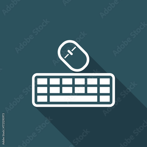 Keyboard and mouse icon