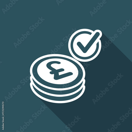 Payment checking icon - Sterling