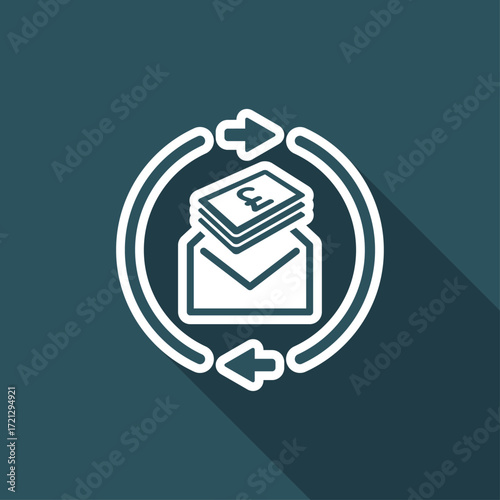 Money send icon - Sterling