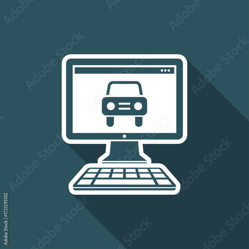 Car web service icon