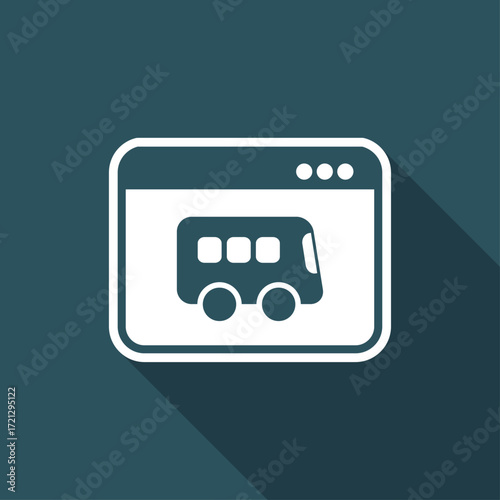 Bus web service icon