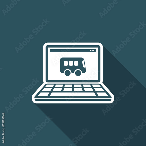 Bus web service icon