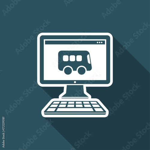 Bus web service icon